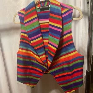 Rainbow vest